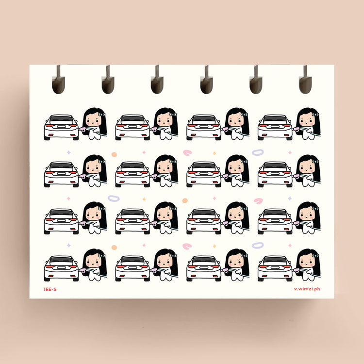 Gas Up Planner Stickers