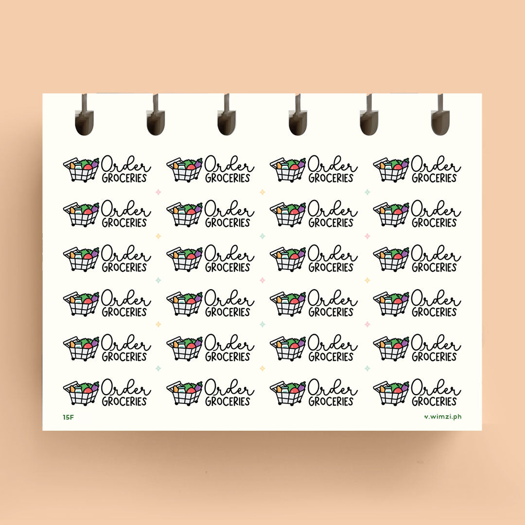 Order Grocery Planner Stickers