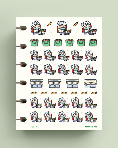 Grocery Run Shopping Planner Stickers