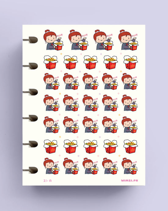 Takeout Noodle Planner Stickers
