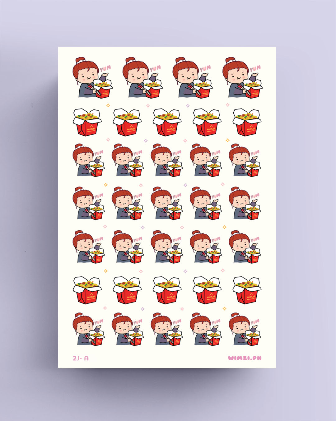 Takeout Noodle Planner Stickers