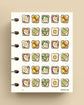 Breakfast Toasts Planner Stickers