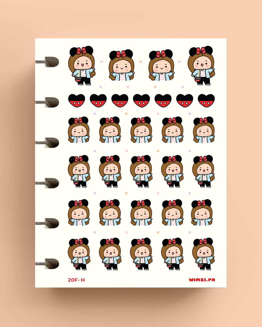 Mouse Ears Planner Stickers