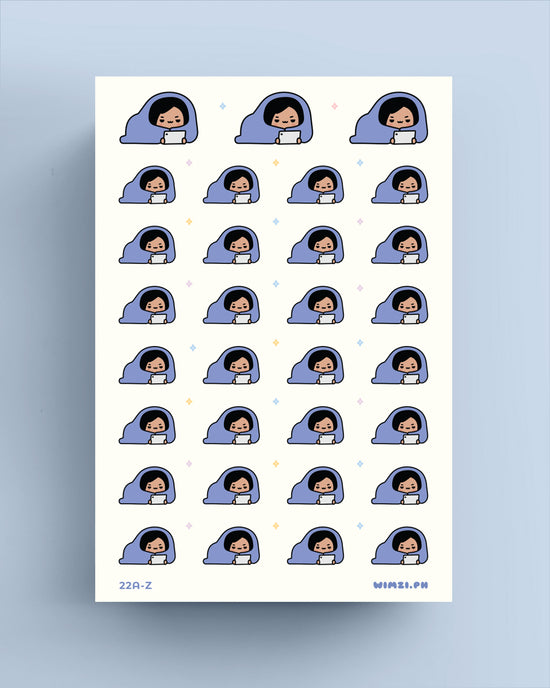 Cuddle Up In Blanket Planner Stickers
