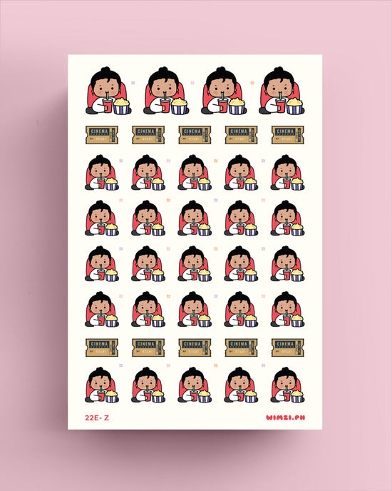 Movie Time Planner Stickers