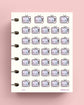 Television Planner Stickers