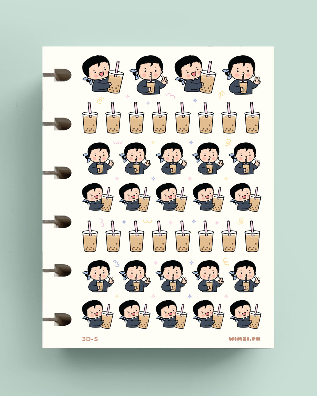 Boba Tea Planner Stickers