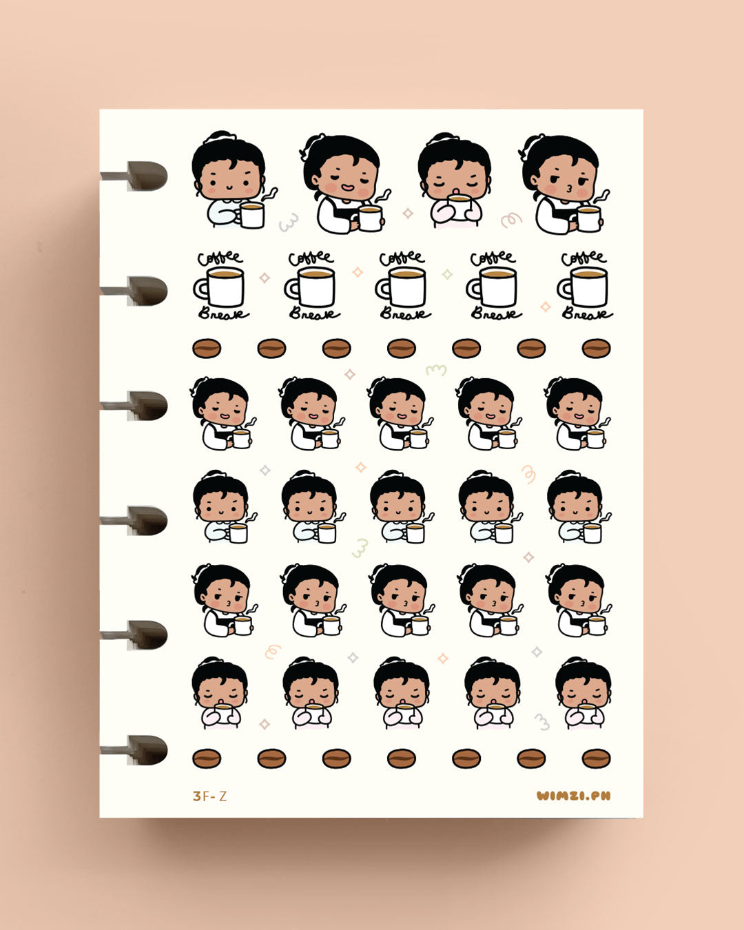 Coffee Break Planner Stickers