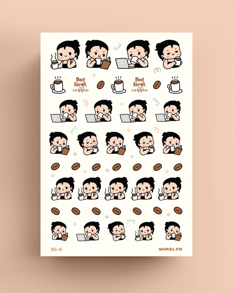 But First Coffee Planner Stickers
