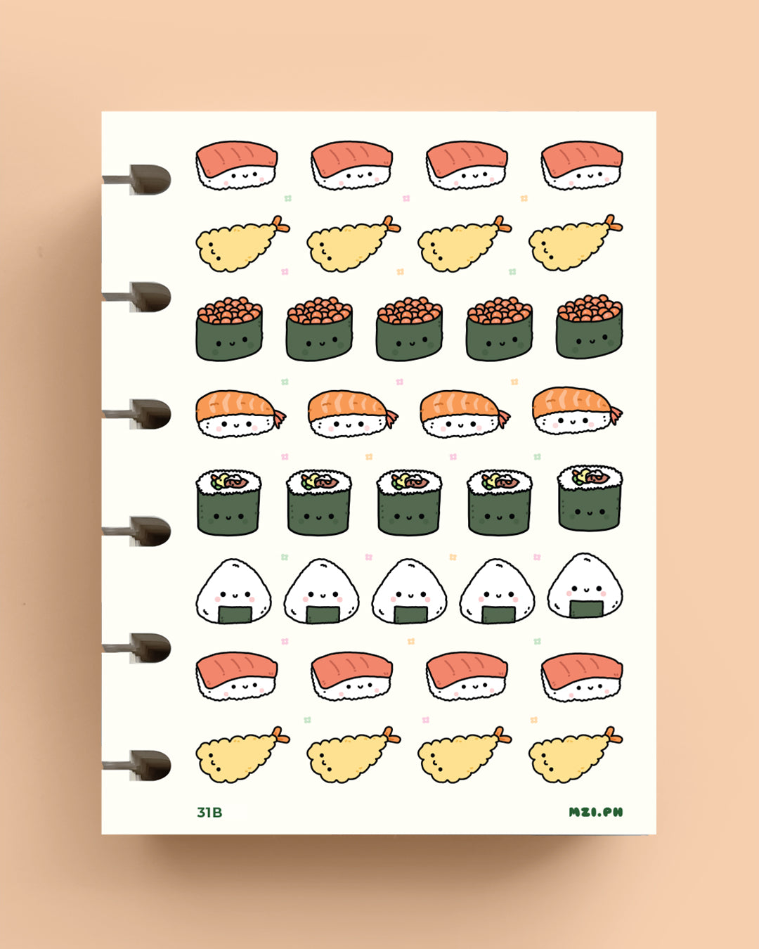 Sushi Planner Stickers