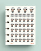 Male Engineer Planner Stickers