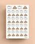 Poop & Tissue Planner Stickers