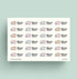 Planning Sesh Script Transparent Stickers