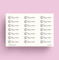 Buy Stickers Script Transparent Planner Stickers