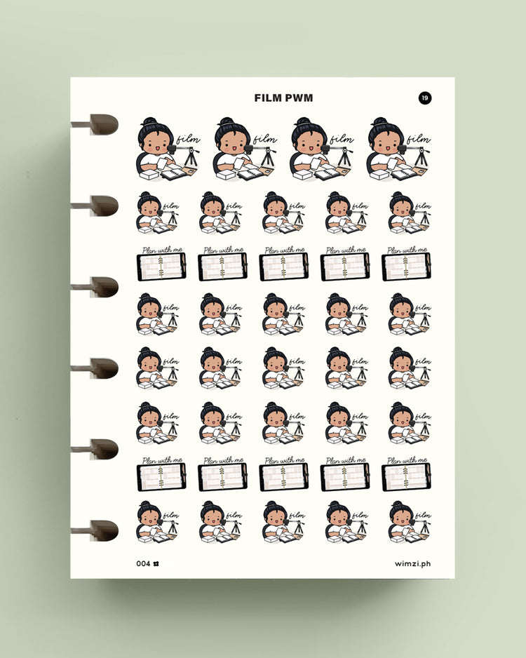 Film PWM - Planner Stickers