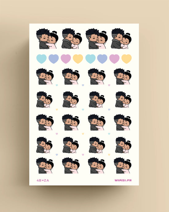 Kiss Couple Planner Stickers