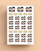 Couple Movie Date Planner Stickers
