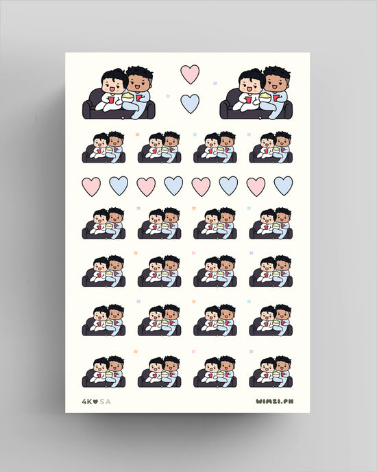 Binge Watch With Bae Planner Stickers
