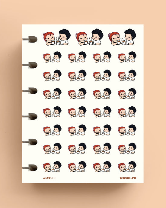 Coffee Date Planner Stickers