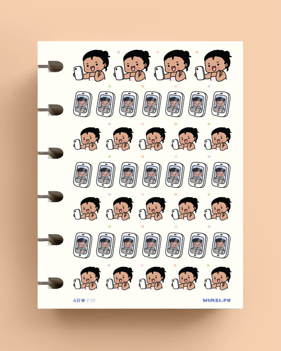 Facetime Video Call Skype Planner Stickers