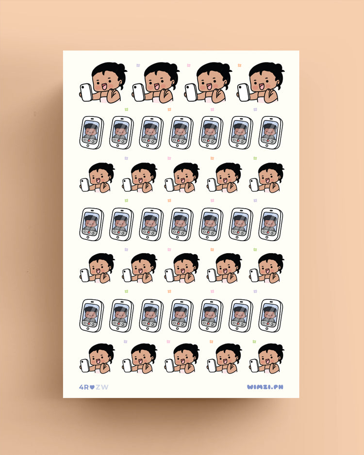 Facetime Video Call Skype Planner Stickers