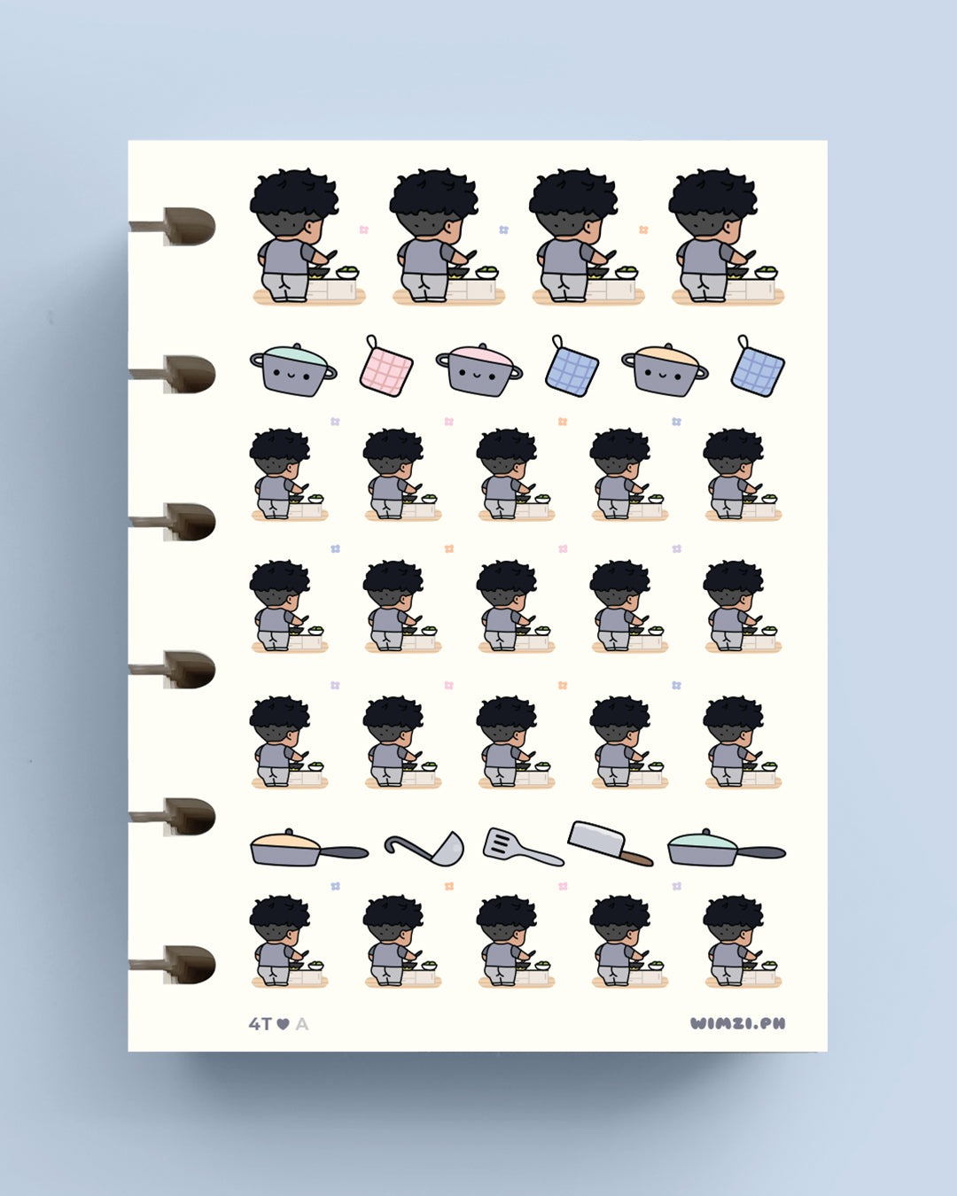 Husband Cooking Planner Stickers