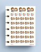 Couple Takeout Noodles Planner Stickers