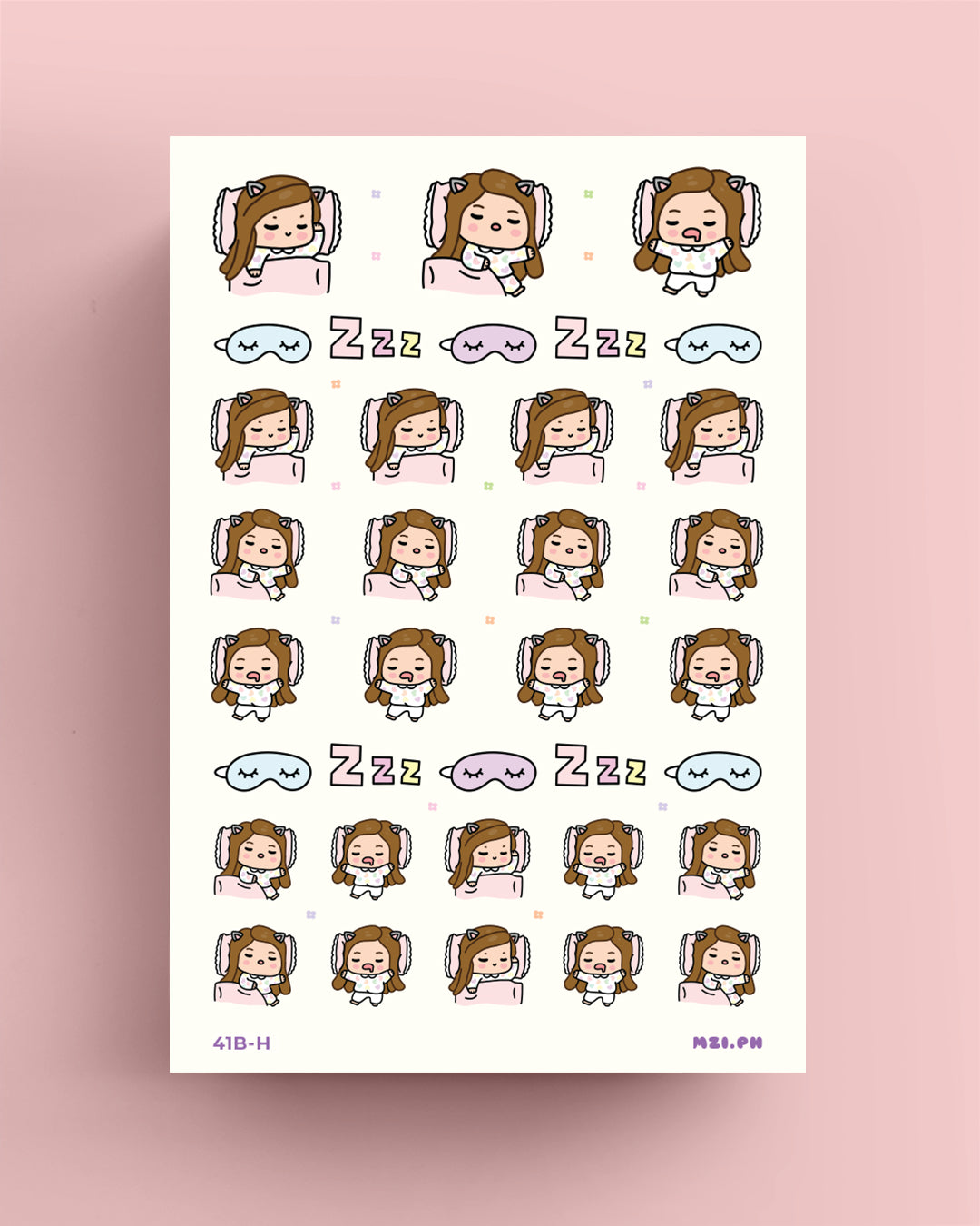 Nap Time, Sleep Planner Stickers
