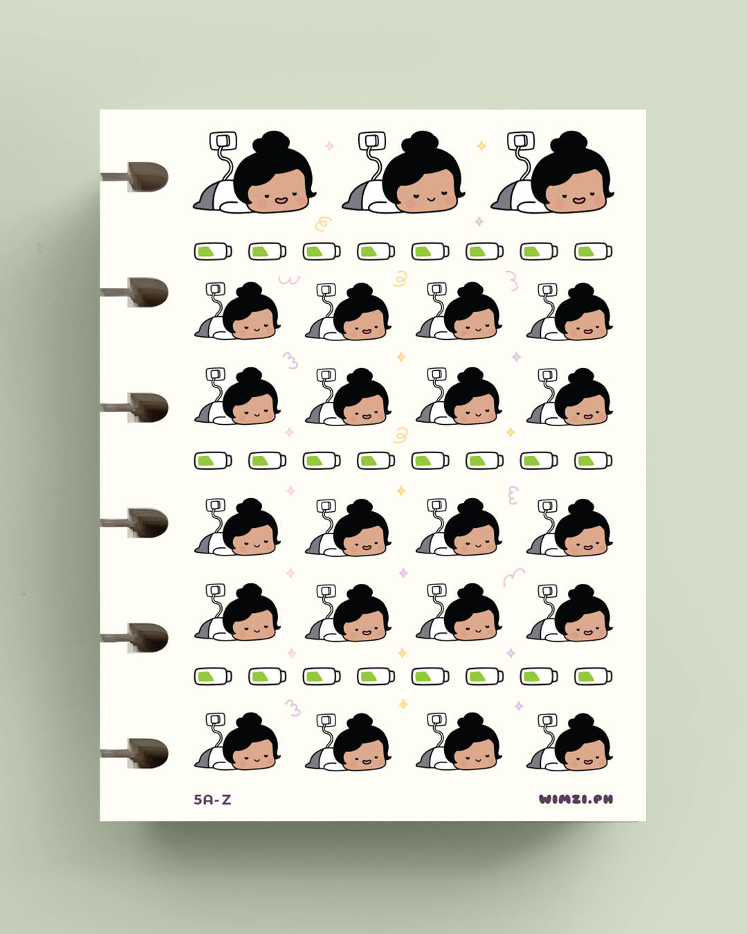 Recharge Yourself Planner Stickers