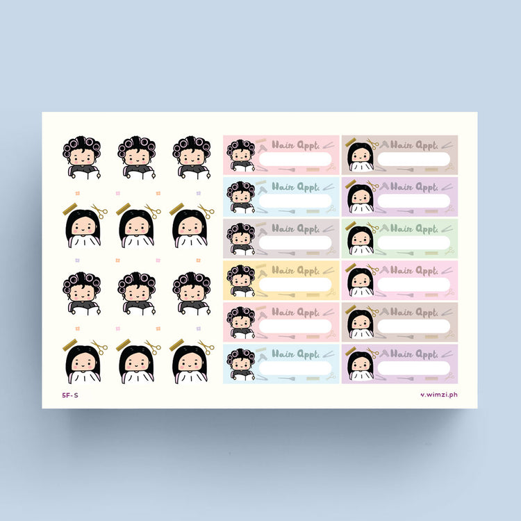 Hair Appointment Planner Stickers