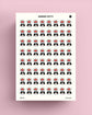 Hungry Kitty Planner Stickers