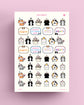 Cat Pawty Planner Stickers