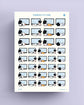 Purrfect TV Time Planner Stickers