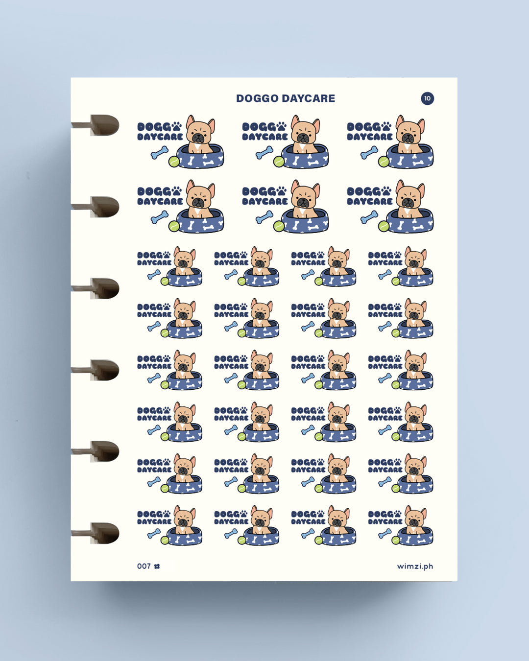 Doggo Daycare Planner Stickers