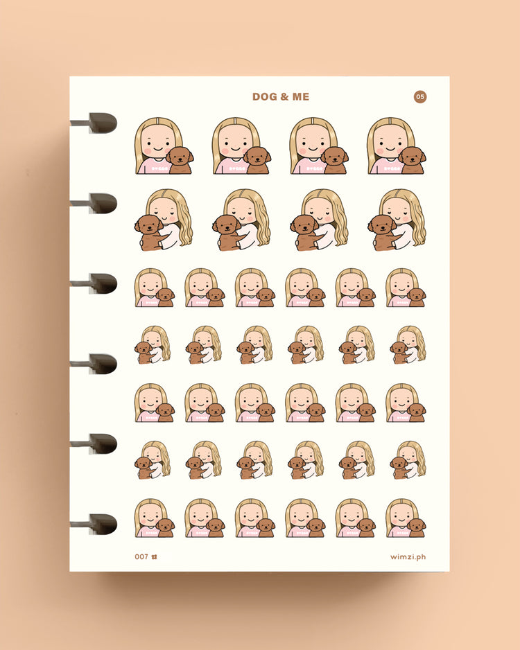 Dog and Me Planner Stickers