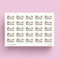 Flea Treatment Planner Stickers