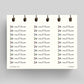 Nail Trim - Transparent Planner Stickers