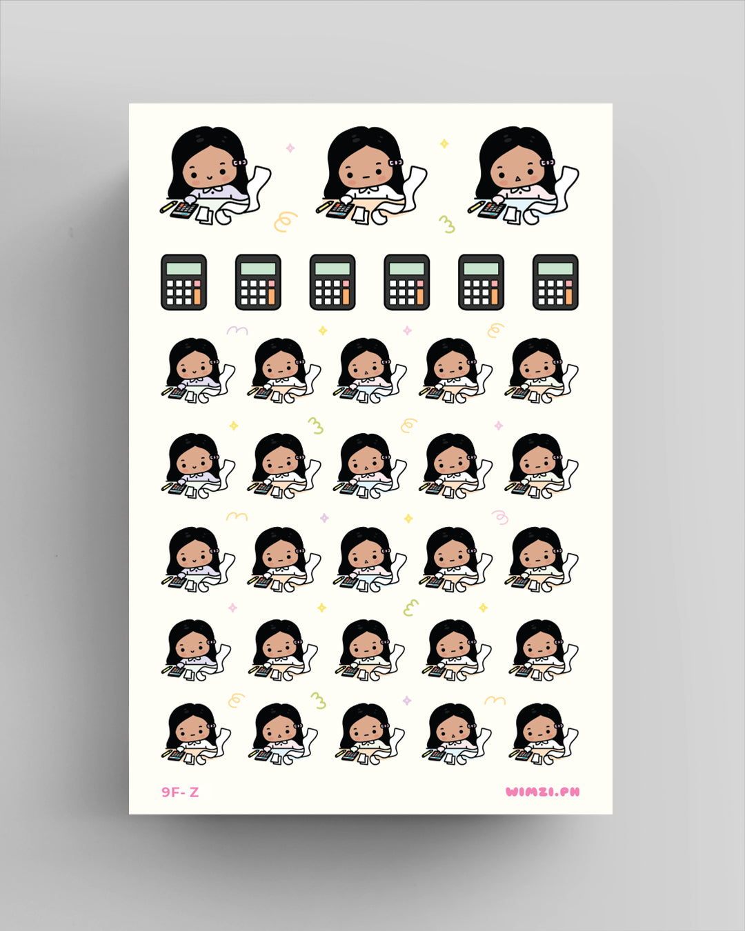 Accounting File Sticker Accounting Planner Stickers – Wimzi