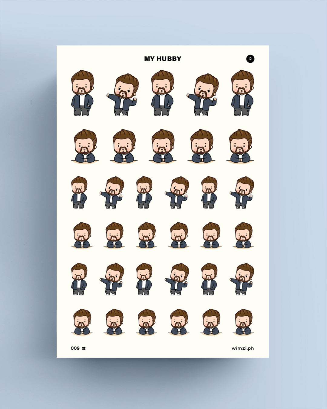 My Hubby Planner Stickers