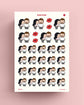 Kiss Kiss Couple Planner Stickers