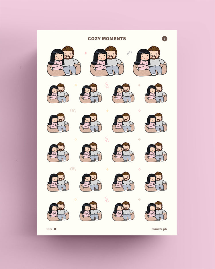 Cozy Moments Couple Planner Stickers