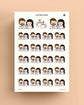 Coffee Date Couple Planner Stickers