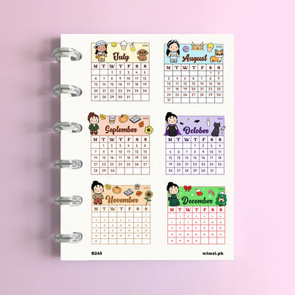 Mini 2026 Calendar Functional Planner Stickers