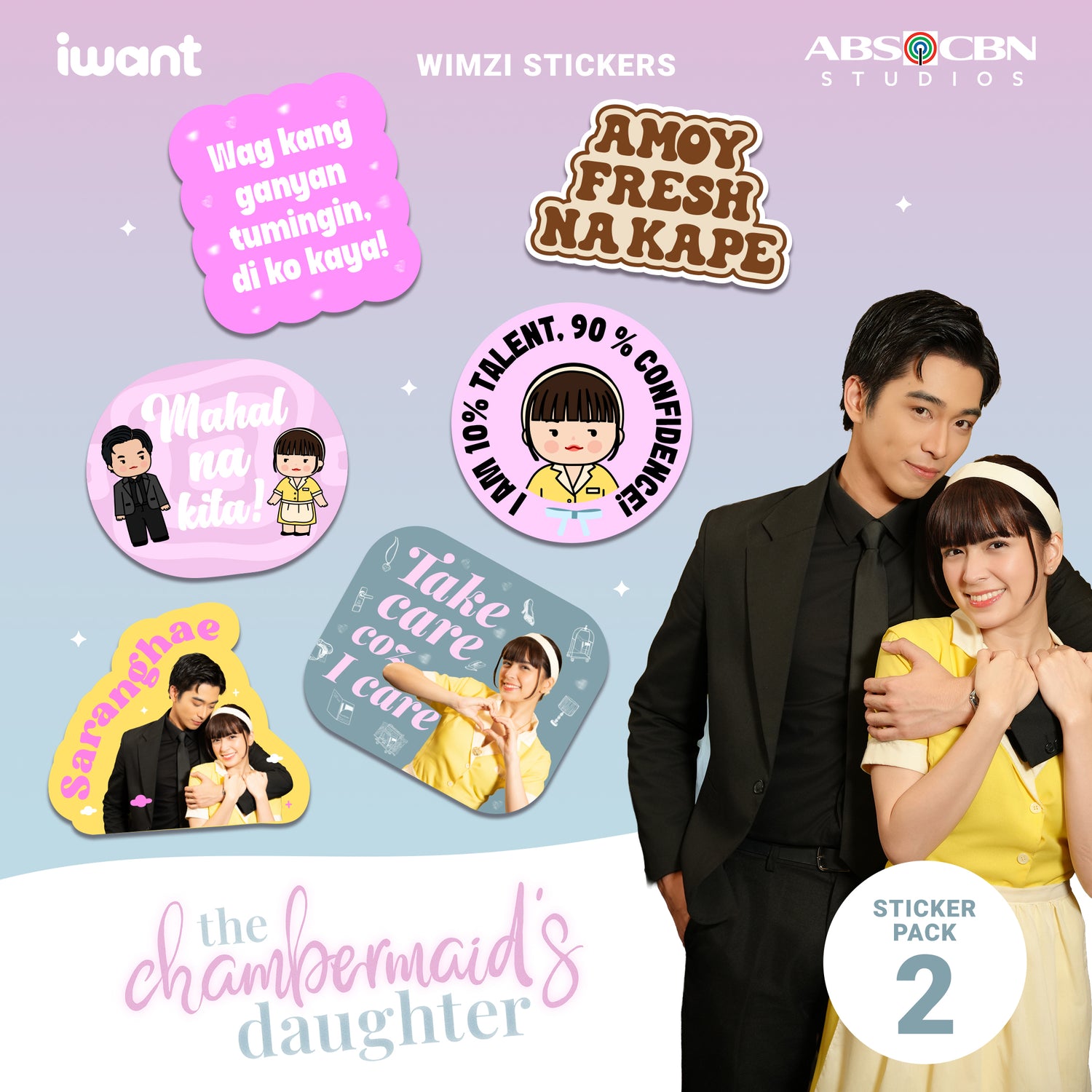 The Chambermaid’s Daughter Official Licensed Sticker Bundle Merch iWant ABS-CBN