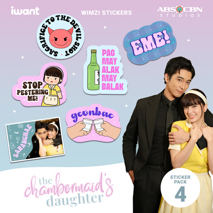 The Chambermaid’s Daughter Official Licensed Sticker Bundle Merch iWant ABS-CBN