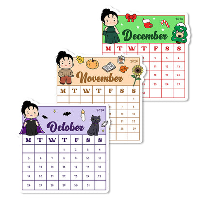 Wimzi 2026 Vinyl Sticker Calendar