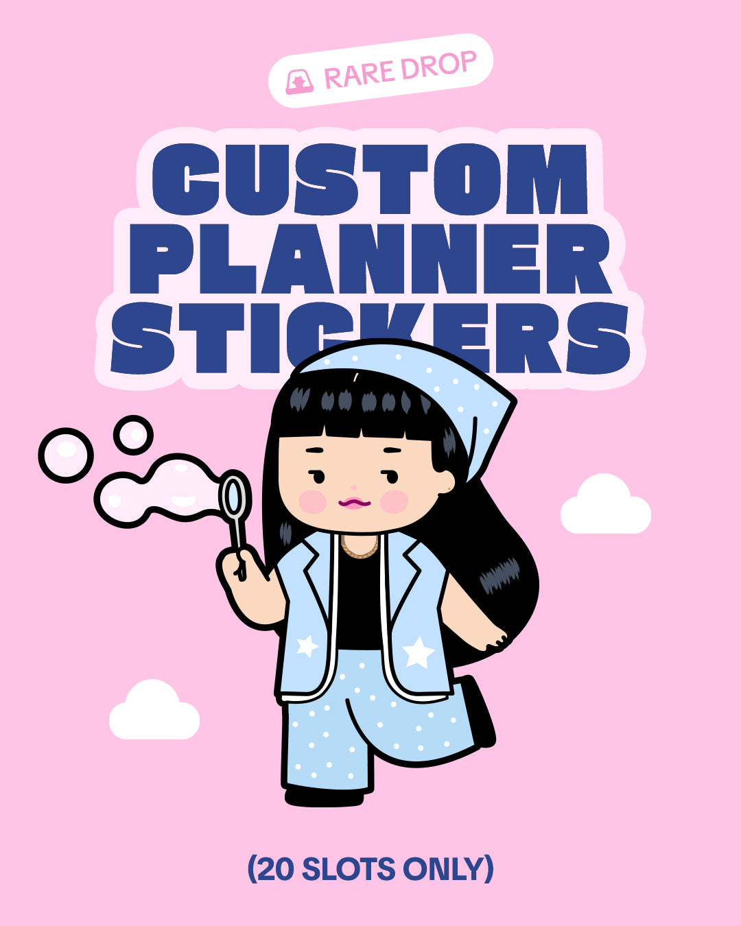 Customized Planner Sticker Pack (20 Slots)