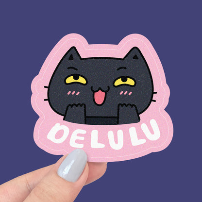 Delulu Waterproof Vinyl Sticker