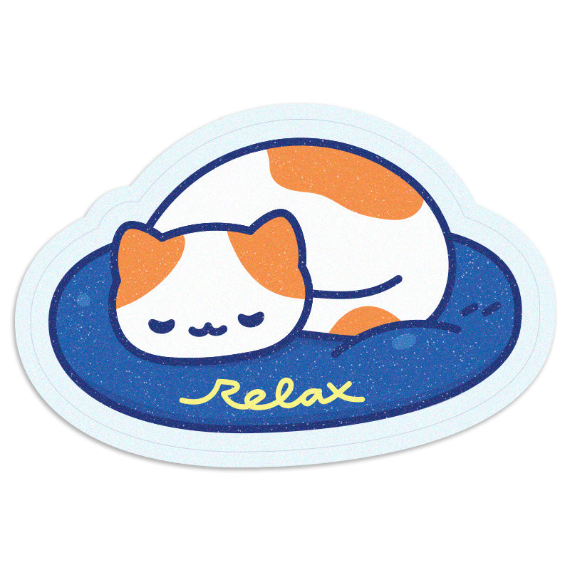 Relax - Cat Vinyl Sticker