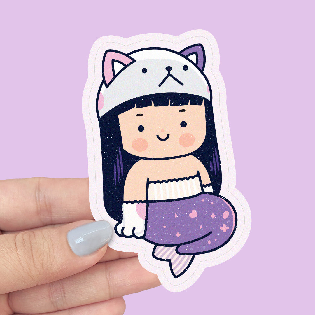 Cutie Mermaid Vinyl Sticker